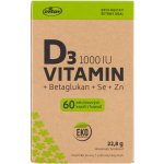 Vitar Vitamin D3 1000IU+betaglukan EKO 60 kapslí – Hledejceny.cz