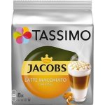 Tassimo Jacobs Latté Macchiato Caramel Káva v kapsli 8 ks – Hledejceny.cz