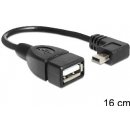 Delock adaptér USB mini samec 90'' > USB 2.0-A samice OTG