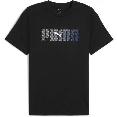 Puma pánské triko Essentials Logo Lab Tee černá bílá – Zbozi.Blesk.cz