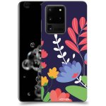 Pouzdro ACOVER Samsung Galaxy S20 Ultra 5G G988F s motivem Colorful Flowers