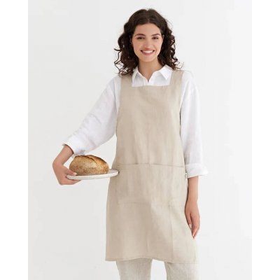 MagicLinen Lněná zástěra Cross-Back přírodní – Hledejceny.cz