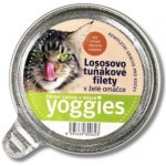 Yoggies s lososem a tuňákem v lahodné želé omáčce 85 g – Zbozi.Blesk.cz