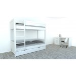 Postelia BAMBINO patrová buk 2v1 – Zboží Dáma