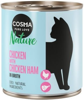 Cosma Nature Kuře & kuřecí šunka 280 g