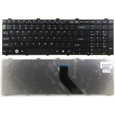 klávesnice Fujitsu Lifebook A512 A530 A531 AH512 AH530 AH531 NH751 černá US