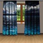 IMPAR Závěsy Měsíc (Rozměr : 140x250, Materiál: Interlock) – Zboží Mobilmania