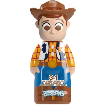 Toy Story Woody 3D figurka 3v1 šampon, kondicioner a pěna do koupele 300 ml – Zboží Dáma