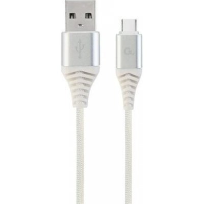 Xpert CC-USB2B-AMCM-2M-BW2 USB 2.0 AM na Type-C AM/CM, 2m, bílo-stříbrný – Zboží Mobilmania