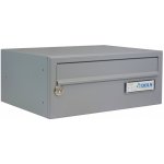 Poštovní schránka B-015 - na stěnu - lakovaná - RAL 7040 MAT. - ŠEDÁ – Hledejceny.cz