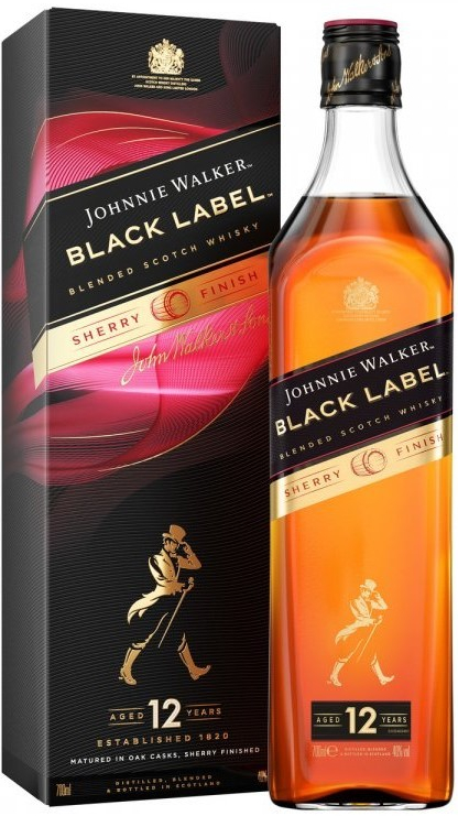 Johnnie Walker Black Label Sherry Finish 40% 0,7 l (karton)