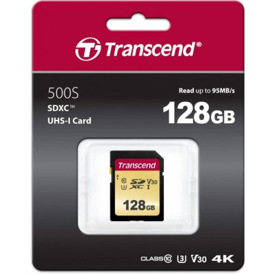 Transcend SDXC 128 GB UHS-I U3 TS128GSDC500S – Hledejceny.cz