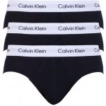 Calvin Klein slipy Cotton Hip Brief U2661G Black 3Pack – Zboží Mobilmania