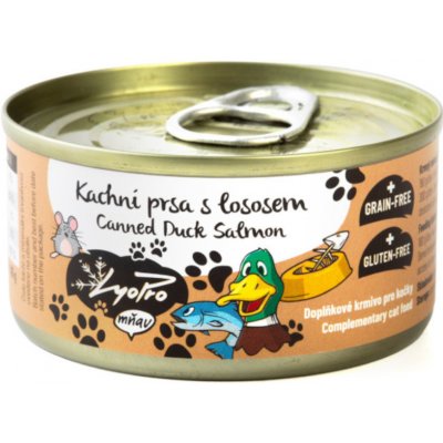 Lyopro Cat Kachní prsa s lososem 85 g – Sleviste.cz