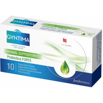 Gyntima Probiotica Forte vaginální čípky 10 ks – Zboží Mobilmania