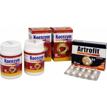 Dacom Pharma Koenzym Q10 s hořčíkem 120 tablet + Artrofit 10 tablet