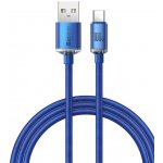 Baseus CAJY000403 Crystal shine, 1,2m, modrý – Zboží Živě