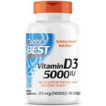 Doctor's Best Best Vitamin D3 5000 IU 180 kapslí – Hledejceny.cz
