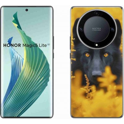 mmCase na Honor Magic 5 Lite 5G - černý vlk 2 – Sleviste.cz