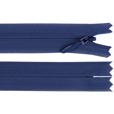Spirálový zip skrytý YKK No 5 délka 60 cm dederon - 388 modrá delta – Hledejceny.cz