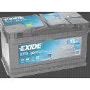 Exide Start-Stop EFB 12V 75Ah 730A EL752