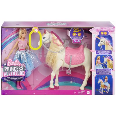 Barbie Adventure Princezna a kůň baterie – Zbozi.Blesk.cz