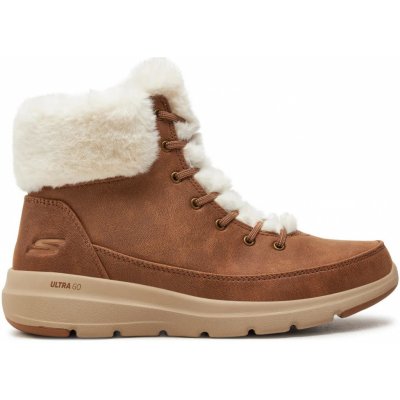 Skechers dámské kotníkové zimní boty Glacial Ultra chestnut – Sleviste.cz
