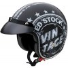 Přilba helma na motorku W-TEC Café Racer Vintage Stock