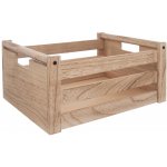 Orion Dřevěná bedýnka natural 31 x 21 x 14 cm – Sleviste.cz