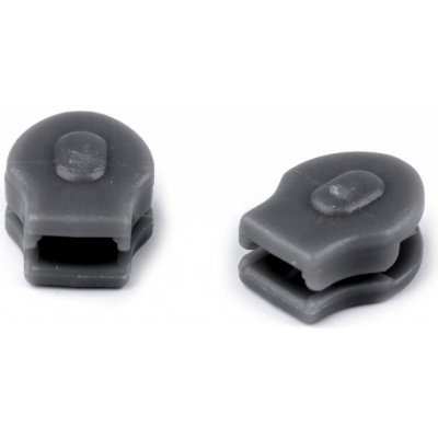 Jezdec ke spirálovému zipu POL 3 mm, 090690 šedý, plastový, bez aretace / bez táhla – Hledejceny.cz