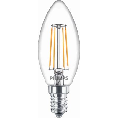 Philips Svíčková LED žárovka CorePro ND 4.3-40W E14 840 B35 CL G – Hledejceny.cz