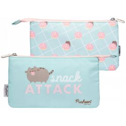 CurePink Pusheen Snack Attack 21 x 12 x 4 cm zelený polyester