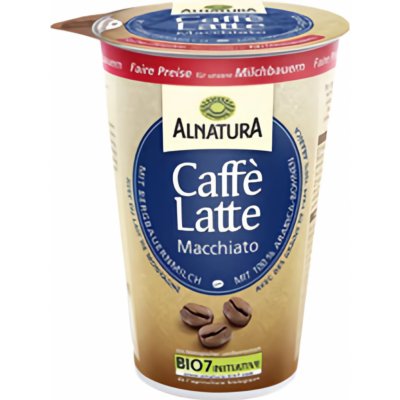 ALNATURA BIO Caffe Latte Macchiato ledová káva 100% odrůda arabica 230 ml