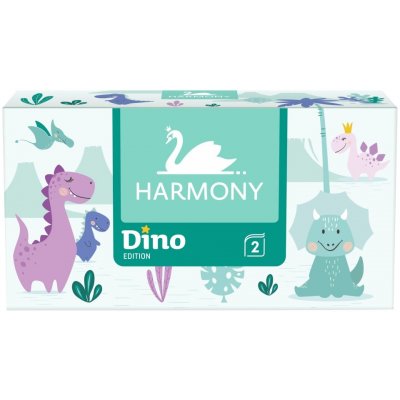 Harmony Dino papírové kapesníčky v krabičce 2-vrstvé 150 ks – Sleviste.cz