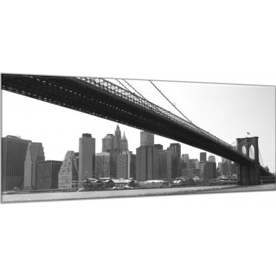 Obraz skleněný město New York Brooklyn - 100 x 150 cm – Zboží Mobilmania