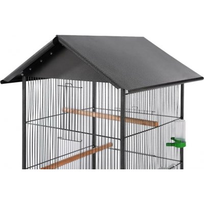 Vidaxl klec se stříškou 66 x 66 x 155 cm – Zboží Dáma