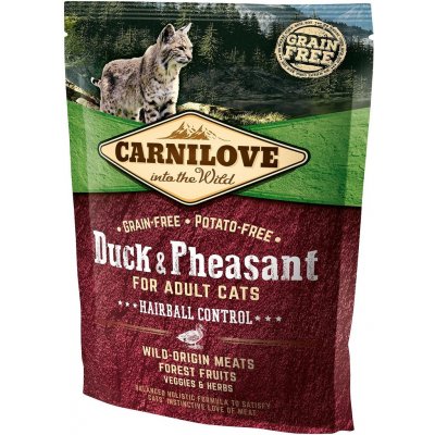 Carnilove Duck & Pheasant for Adult Cats Hairball Control 400 g – Zboží Mobilmania