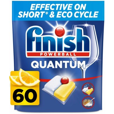Finish Powerball Quantum All in 1 Lemon Sparkle kapsle do myčky nádobí 60 ks – Zbozi.Blesk.cz