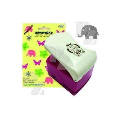 Děrovačka dekorační s embosing efektem slon 32 mm – Zboží Dáma
