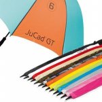 JuCad Umbrella with PIN 68" černá/bílá – Zboží Mobilmania