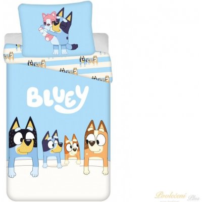 Jerry Fabrics Povlečení Bluey 140x200 70x90 – Zboží Mobilmania