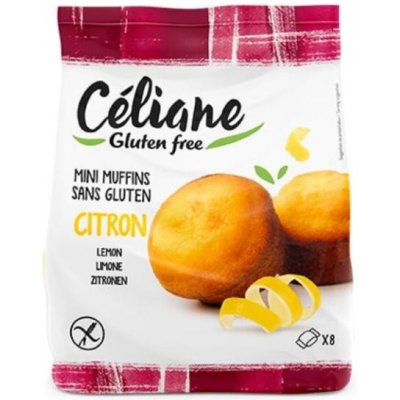 Celiane glutenfree Celiane bezlepkové mini mafiny citrónové 200 g – Hledejceny.cz