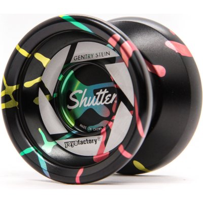 Yoyo Factory Shutter Splash Black Rainbow Yoyo