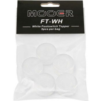 Mooer Candy Footswitch Topper, white, 5 pcs.