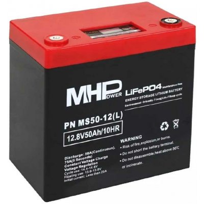 MHPower LiFePO4 12V/50Ah M8 MS50-12(L) – Zboží Živě