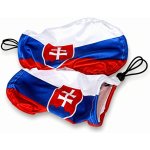 Slovenská vlajka na zrcátko auta - pár - 26 x 28 cm – Hledejceny.cz