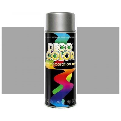 DecoColor 400 ml Barva ve spreji hliník matný RAL 9006 – Zbozi.Blesk.cz