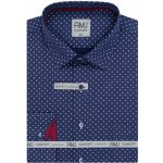 AMJ Comfort Slim Fit pánská košile dlouhý rukáv VDSBR 1337 – Zboží Dáma