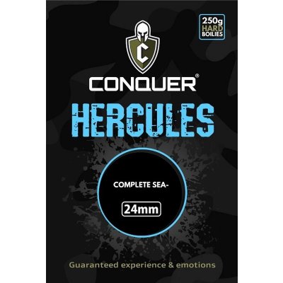 Conquer vytvrzené boilies HERKULES 250 g 24 mm Squid-Krill-Scopex – Zbozi.Blesk.cz