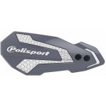 Polisport Chrániče páček MX FLOW šedo/bílé s montážní sadou